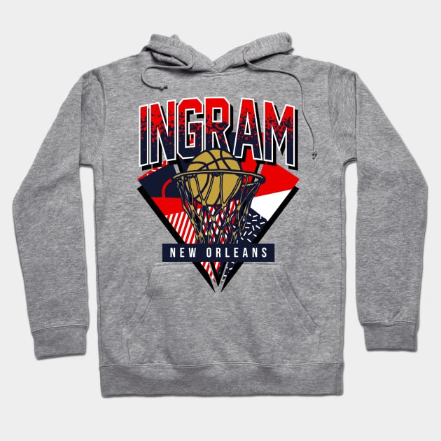 Ingram Retro New Orleans Throwback Hoodie by funandgames